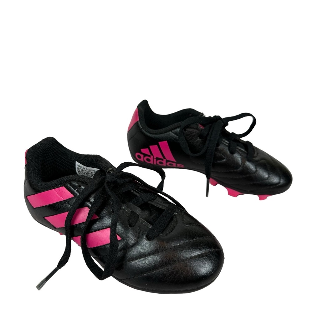 Adidas Goletto Black Pink Soccer Cleats Boys 10K